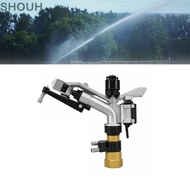 SHOUH Irrigation Sprinkler, 1 Inch DN25 Female Thread Easy To Install Impact Sprinkler, with 3 Nozzl