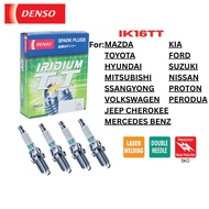 DENSO Iridium TT IK16TT Spark Plug for Nissan, Perodua, Proton, Hyundai, Mazda, KIA, Ssangyong & Toy