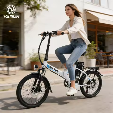 【1 Year Warranty】 Varun C20-1 Adult Electric Bike, 750W Peak motor, 48V 7.8Ah Battery, 20" Tire City