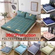 Bestenrose Bedsheet 3 in 1 Cotton Terry Mattress Cover Hypoallergenic Anti Mites All Size Available Mattress Protector