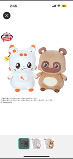 二尾の小狐公仔 雙尾甜狐 景品公仔 日本公仔 Tenko little fox