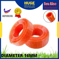 PVC GARDEN HOSE ORANGE 16MM X 5MM,10M,15M,20M,30M (3MM) / PVC WATER PIPE / PAIP AIR GETAH ORANGE