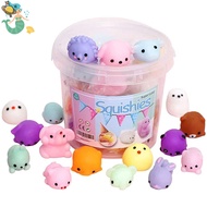 [WBK]64/36/24pcs Squishy Toy Cute Pet Doll Antistress Ball Squeeze Mochi Rising Toy Stress Relief Toys Christmas Funny Gift