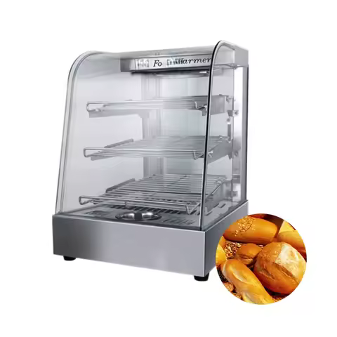 Hot Food Display Cabinets Showcase Heating Warmer Counter fried chicken warmer