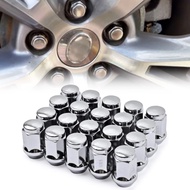 16 20 24pcs Length 35mm M12X1.5 12x1.25 Chrome Wheel Nut Replacement for F-ord F-usion F-ocus E-scap