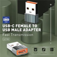LDNIO - USB-C 轉 USB 配接器連接器 - Type-C 公轉 USB 母 方便轉換接口