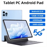 ซื้อ 1 ฟรี 6 + ซีโอดี] แรม 12GB รอม 1TB แท็บเล็ต Pad Pro 10.1 นิ้วผู้ใหญ่เด็กลานเซียแท็บเล็ตซิมการ์ด Android Dual SIM