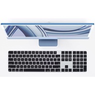For 2024 2025 Magic Keyboard and Numeric Keypad iMac M4 A3119 MXK73LL/A Keyboard Cover Skin Silicone