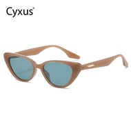Cyxus  แว่นตากันแดดแฟชั่น สำหรับผู้หญิง Cat Eye Shades แว่นตากันแดดแบบไม่มีโพลาไรซ์ Outdoor Travel 1