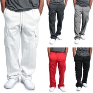 [M-5XL]New Men's Work Pants Loose Casual Pocket Pants
