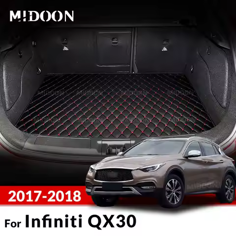Car Trunk Mat for Infiniti QX30 2017 2018 Cargo Liner Carpet Interior Accessories Cover