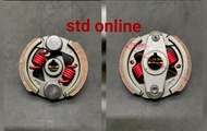 Kampas motor mini 2 baut untuk motor cross trail Gp 50cc clutch shoe 2kaki