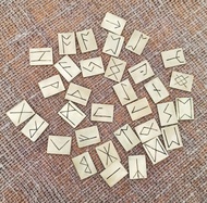 北欧符文魔法符文冥想占卜女巫礼物维京符文从黄铜