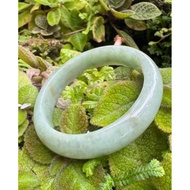 Bracelet Genuine Burmese Jade Jadeite Type A Size 58.3 mm Width 13.8 699.- Baht (Code B27)