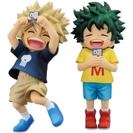 MHA Figures Midoriya Izuku Anime Figure Statues PVC Todoroki Shouto MHA Anime Action Figurine 4.3IN