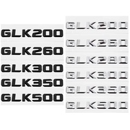 Modified Car Trunk Emblem Sticker Letter Badge Decals Decoration for Mercedes Benz GLK200 GLK260 GLK