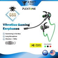 PLEXTONE G50 Mark II Super Vibration Bass Gaming Earphones Long Mic Noise Reduction Headset PUBG PC 