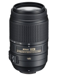 Nikon AF-S DX NIKKOR 55-300mm f/4.5-5.6G ED VR Zoom Lens with Auto Focus for Nikon DSLR Cameras