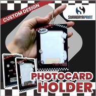 Custom PHOTOCARD PC HOLDER CUSTOM/ACRYLIC PHOTOCARD KEYCHAIN/ACRYLIC CAHOL SURABAYA