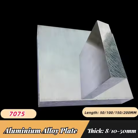 7075 Aluminium Alloy Plate Thicked 8mm 10mm 12mm 15mm-50mm DIY Hardware Aluminium Board Super Thicke