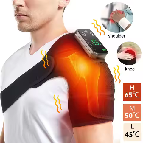 Knee Protection for Joint Shoulder Elbow Massager Vibrador 3-in-1 Knee Pads Heated Knee Muscle Relax