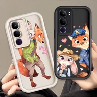 Casing For VIVO Y21D Y31 5G Y19S 4G V40 Lite Cartoon Silicone Smartphone Soft Phone Case TPU Zootopi