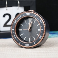 นาฬิกาตั้งโต๊ะ Seiko round Ghost Style Quiet Snooze Night Light Small Alarm Clock American Country S