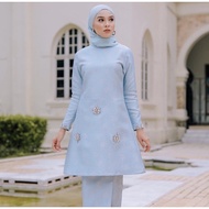 MYRAVALLYN DAHLEYA KURUNG BABY BLUE RM159 FREE SHIPPING