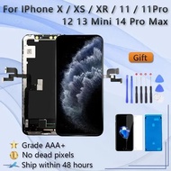 OLED Display For iPhone  12 13 14 Pro Max 14 PlusTFT Screen Replacement For iphone xs max 11 pro LCD