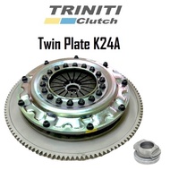 TRINITi TwinPlate Clutch Racing K24 K24A FD2 DC5 Twin Plate Loceng Kit Klac