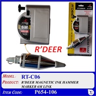 P654-106 (RT-C06) R'DEER MAGNETIC INK MARKER 6M / INK POT WITH PLUMB BOB