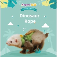 Dinosaur Leash Vest-Style Hand Holding Rope Mink Chain Angora Anglu Pet Ferret Ferret