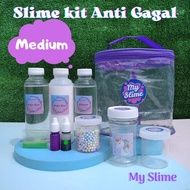 UNGU Slime Kit Anti-Fail Medium Purple/ Slime Material/Make Slime/Diy Slime/Slime Maker/Diy Kit/Edu