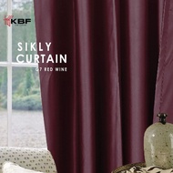 kkbfcurtain G7 Blackout Curtain 260CM Height | Soft Silky Fabric | Hook / Ring Design