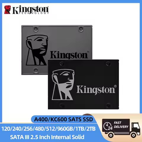 Kingston SSD KC600 512GB 256GB 1TB 2TB A400 120GB 240GB 480GB 960GB SATA III 2.5 Internal Solid Stat