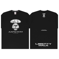 Fashion Cool T AAPE XX Liberty Walk Round Neck Black T-Shirt Camouflage Aape` logo by a bathing aape