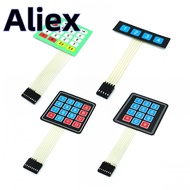 1*2 3 4 5 Key Button Membrane Switch 3*4 4X5 Matrix Array Keyboard 1X6 Keypad with LED Control Panel