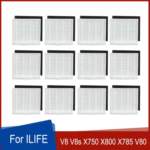 HEPA Filters For ILIFE V8 V8s X750 X800 X785 V80 Robot Vacuum Cleaner Parts Sponge Filters Replaceme