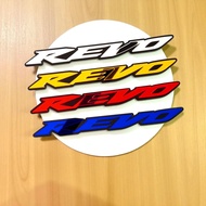 Revo Emblem 2 PCS Embossed Logo Revo Fit Revo X Revo Absolute Motorcycle Accessories