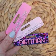 Custom Acrylic Badge Topper, Badge Buddy Topper, ID Holder, Acrylic Badge Buddy, Custom Badge Buddy,