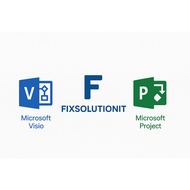 Microsoft Visio & Microsoft Project Combo 2016/2019/2024 Lifetime Windows