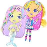 Now Mermaid Pencil Case/Pencil Case 3D Girl Mirror Smiggle Quality