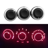 For Mazda 6 Mazda6 2006 -2014 2015 AC Knob Air Conditioning Control Knob 3Pcs Aluminium Alloy Knobs 