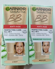Garnier SkinActive
BB Cream Anti-Age
[Light/Medium] SPF15
50ml [Made in France]