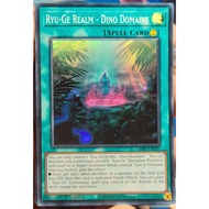 [KW2 Yugioh] [EN-UK-AE] Ryu-Ge Realm Card - Dino Domains - CRBR-EN037 DBCB-AE037 - Super Rare 1st Ed