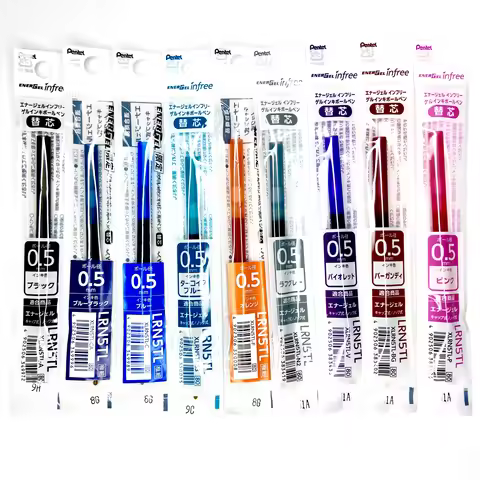 1pcs Japan Pentel Gel Pen Refills XLRN5,LRN5 for BLN75 Colors Colored Gel Pen Refill School Office S