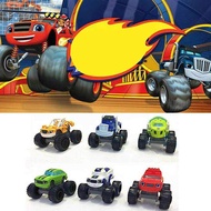 【DFDAL MALL】 【Ready Stock】6pcs Blaze and the Monster Machines Vehicles Racer Cars Trucks Kid Toy