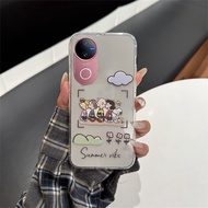 เคสซิลิโคนนิ่ม Y19s Y29 Y39 V50 Y200 V40 Lite Pro VIVOY39 VIVOV50 5G VIVOY29 4G เคสการ์ตูนน่ารักปกป้