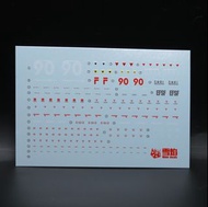 MG Gundam F90 neon Gundam decal 高達 F90 螢光高達水貼