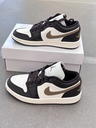 Jordan Air Jordan 1 Low Shadow Brown 低幫 籃球鞋 女款 黑白 棕色